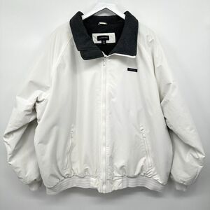 Lands End Coat Mens Size XXL Therma Wind Check Classic Squall Waterproof Pockets